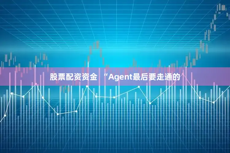 股票配资资金  “Agent最后要走通的